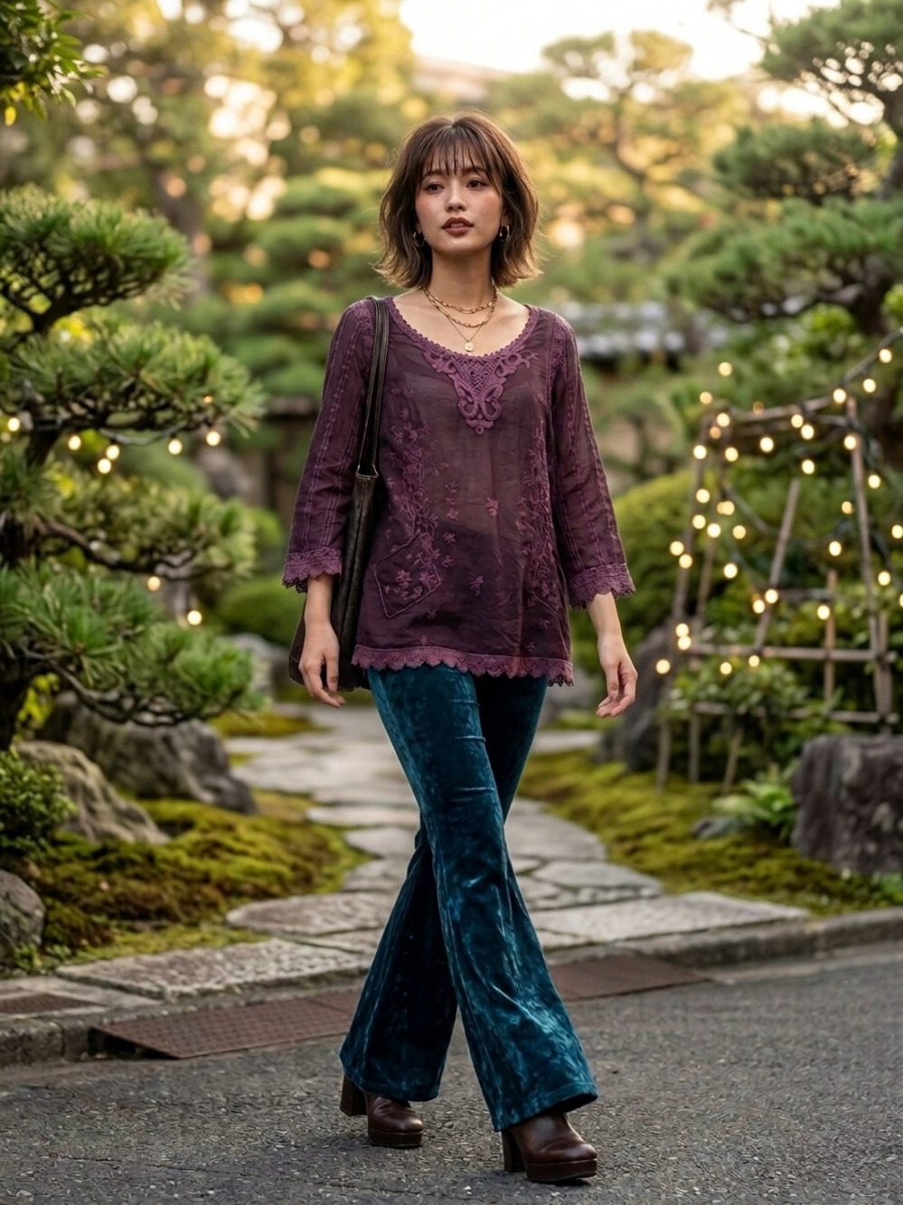 Johnny Was Embroidered Eyelet Top Size Small